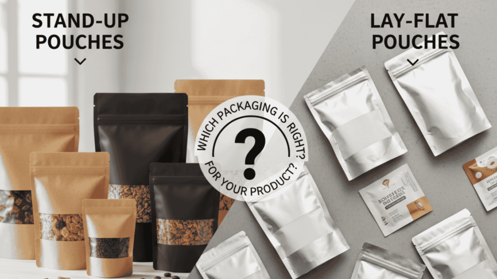 Stand‑Up vs Lay‑Flat Pouches: Which Packaging Is Right for Your Product?